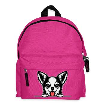Chihuahua with paws - Kids' Backpack - fuchsia - Front