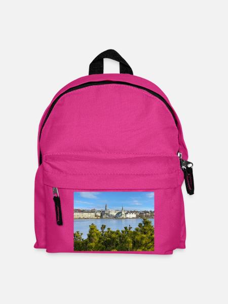Reykjavik Waterfront - Kinder Rucksack - Fuchsia