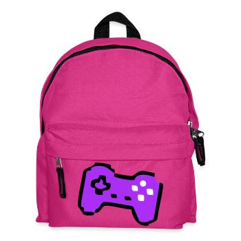 Joueur de manette rétro bizarre - Sac à dos Enfant - fuchsia - Devant