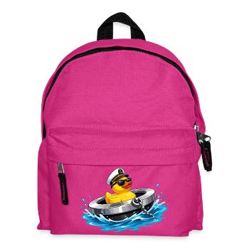 Le canard du capitaine dans la bouée de sauvetage - Sac à dos Enfant - fuchsia - Devant