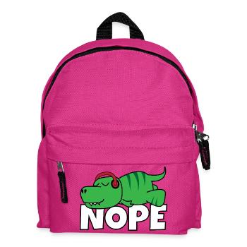 T-Rex paresseux non Pas aujourd’hui fan de dinosaures paresseux - Sac à dos Enfant - fuchsia - Devant