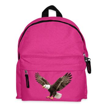 Powerful eagle in flight bird - Kids' Backpack - fuchsia - Front