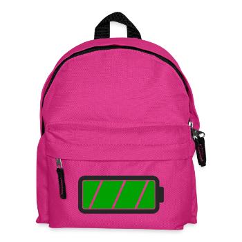 Battery full - Kids' Backpack - fuchsia - Front