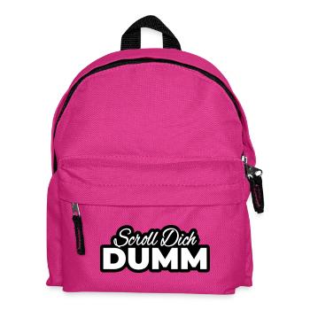 Faites défiler votre stupide typo imprimer - Sac à dos Enfant - fuchsia - Devant