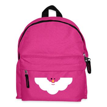 Cuddly Cloud Face - Kids' Backpack - fuchsia - Front