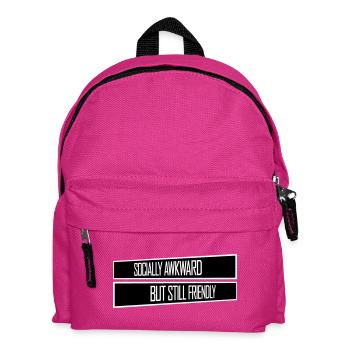 Diction socialement maladroite mais quand même amicale - Sac à dos Enfant - fuchsia - Devant