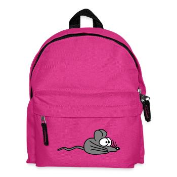 souris souris mignon petit rat rongeur amical - Sac à dos Enfant - fuchsia - Devant