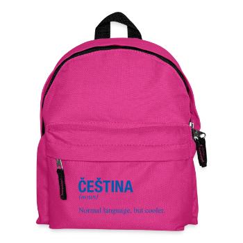 CESTINA Tschechisch Tschechien - Kinder Rucksack - Fuchsia - Vorne