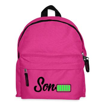 Son battery - Kids' Backpack - fuchsia - Front