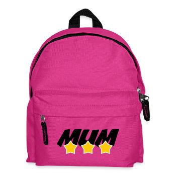 Best Mom - Mother's Day - Kids' Backpack - fuchsia - Front