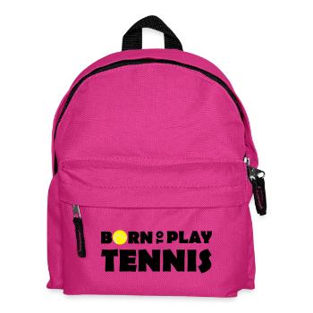 Born to play Tennis - Kinder Rucksack - Fuchsia - Vorne