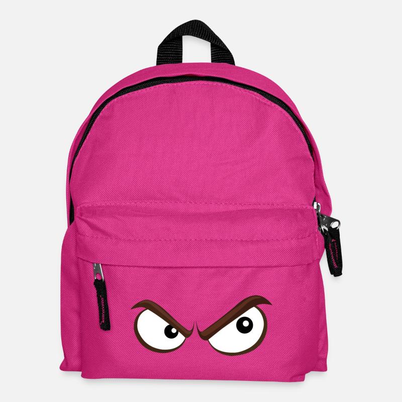 Boese eyes - grim / moody - Kids' Backpack - fuchsia