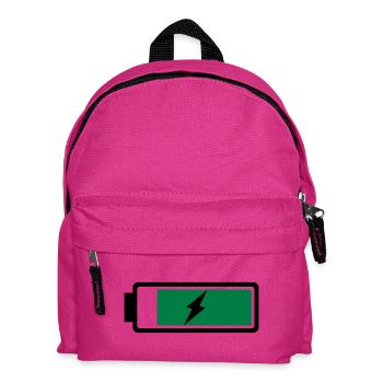 Battery recharging - Kids' Backpack - fuchsia - Front