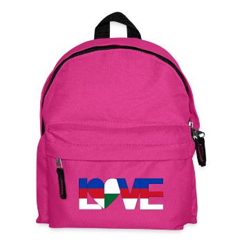 love Sorbs Saxons have a heart for their homeland - Kids' Backpack - fuchsia - Front