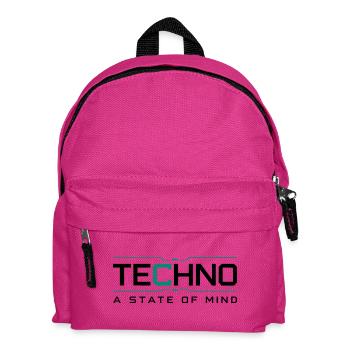 Techno - Un état d’esprit - Sac à dos Enfant - fuchsia - Devant