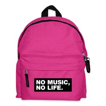 Keine Musik, kein Leben - Kinder Rucksack - Fuchsia - Vorne