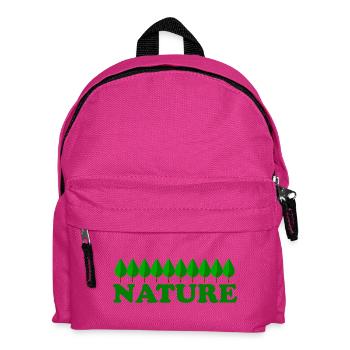 Nature - Kids' Backpack - fuchsia - Front