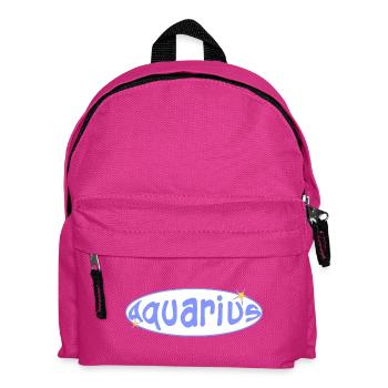 Aquarius Sign - Kinder Rucksack - Fuchsia - Vorne