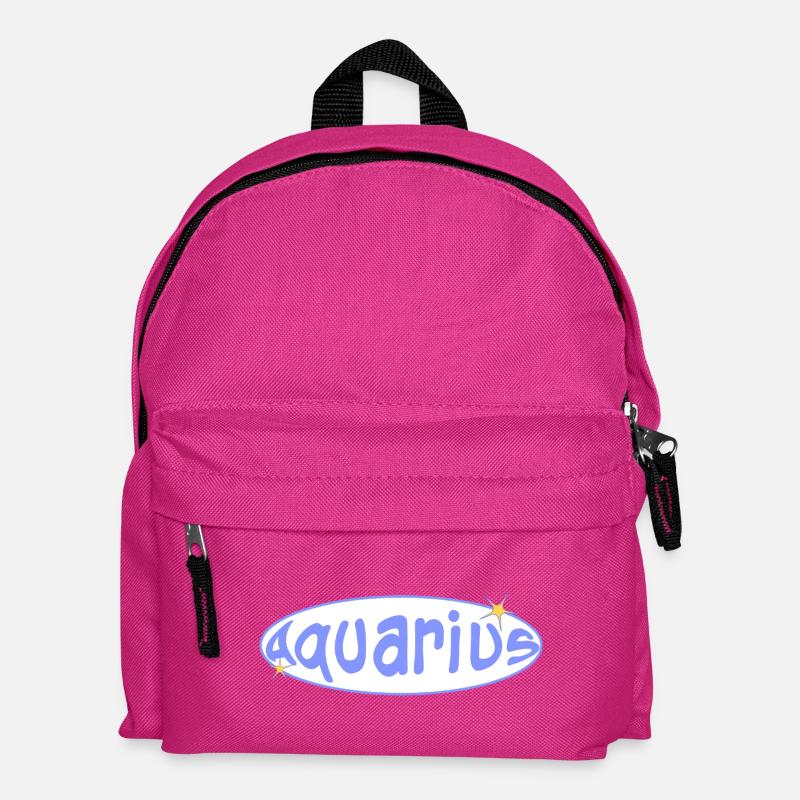 Aquarius Sign - Kinder Rucksack - Fuchsia
