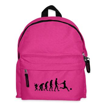 Footballer Evolution: Dominate from the Ground Up - Kids' Backpack - fuchsia - Front