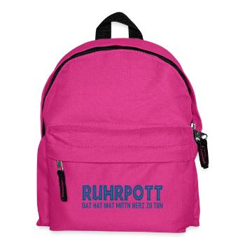 Ruhrpott - Ça hat wat mittn Herz zu tun - Sac à dos Enfant - fuchsia - Devant