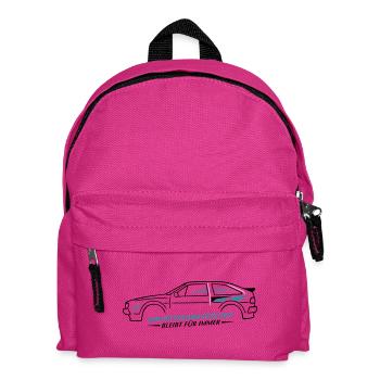 Youngtimer Coupe 90er Retro Tuning Style Classic  - Kinder Rucksack - Fuchsia - Vorne