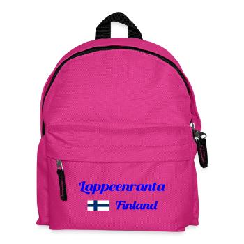 Lappeenranta, Finnland - Stilvolle Drucke - Kinder Rucksack - Fuchsia - Vorne
