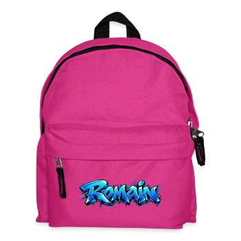 Romain Graffiti Name: Der König der Straße! - Kinder Rucksack - Fuchsia - Vorne