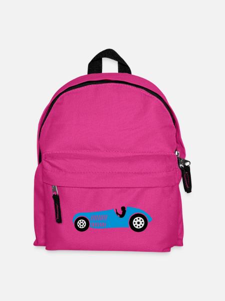 rennwagen rennen auto - Kinder Rucksack - Fuchsia