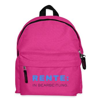 Pension : En cours – Büro Humor - Sac à dos Enfant - fuchsia - Devant