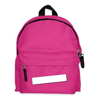 Writing Field Round Corners | Shade | Vector graphics - Kids' Backpack - fuchsia - Front