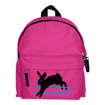 Ein Sprung Kaninchen - Kinder Rucksack - Fuchsia - Vorne