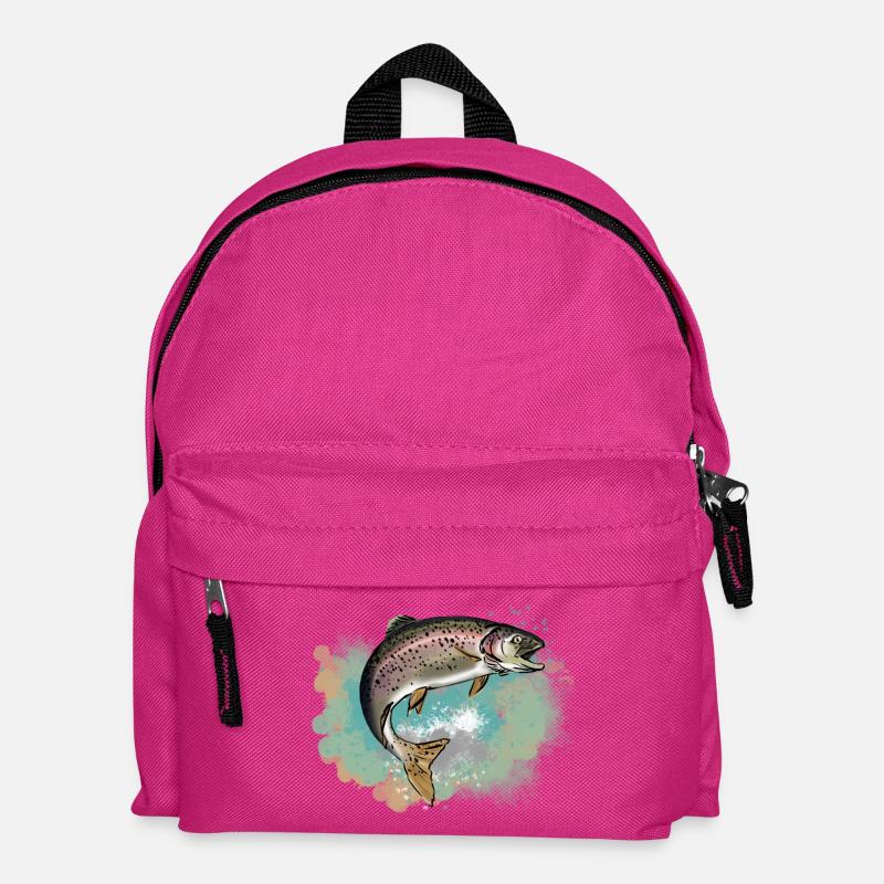 Truite - Sac à dos Enfant - fuchsia