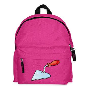 Bricklayer's trowel | Trowel - Kids' Backpack - fuchsia - Front