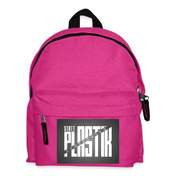 Umweltbewusst - Kinder Rucksack - Fuchsia - Vorne