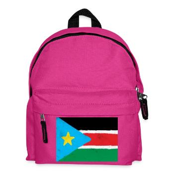 Flag of South Sudan - Kids' Backpack - fuchsia - Front