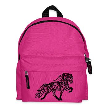 Mandala Tölter - Kinder Rucksack - Fuchsia - Vorne