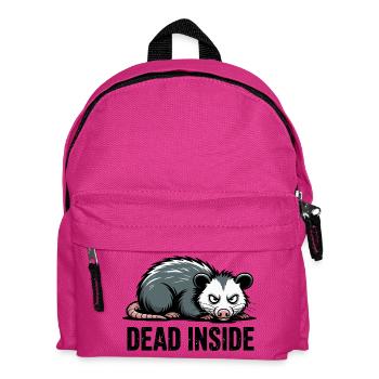Illustration de mascotte Badger Féroce - Sac à dos Enfant - fuchsia - Devant
