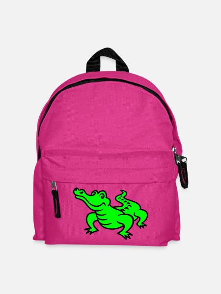 crocodile (a) - Kids' Backpack - fuchsia