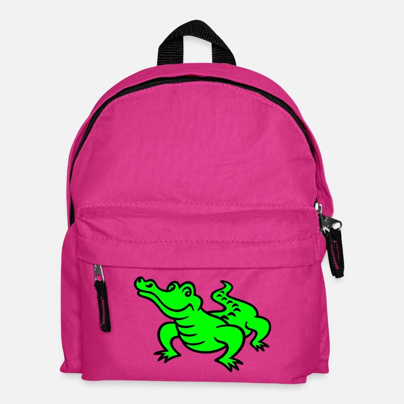 crocodile (a) - Sac à dos Enfant - fuchsia