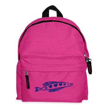POISSON CŒUR - Sac à dos Enfant - fuchsia - Devant