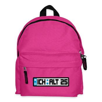 Geburtstag 25 Jahre - Kinder Rucksack - Fuchsia - Vorne