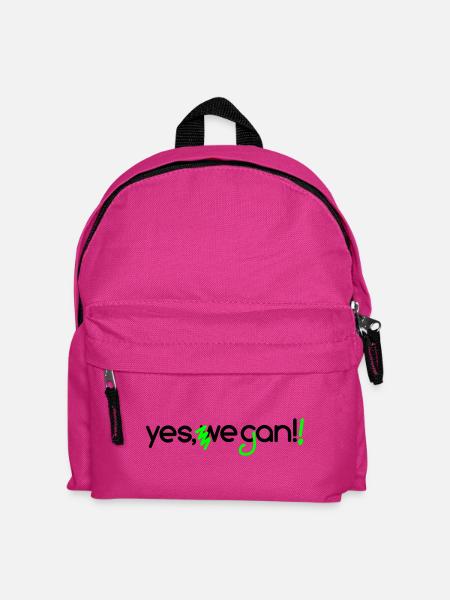 yes vegan - Sac à dos Enfant - fuchsia