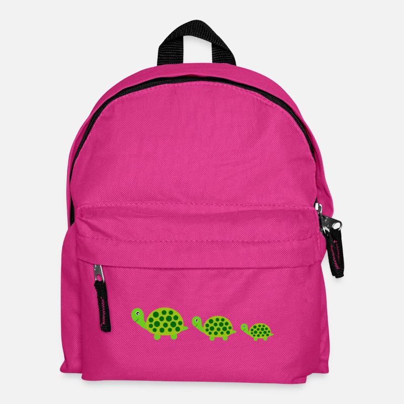 Schildkröten Schildkröten - Kinder Rucksack - Fuchsia