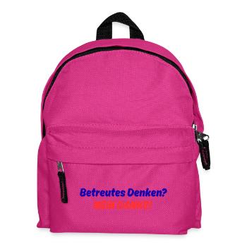 Pensée supervisée Non merci - Sac à dos Enfant - fuchsia - Devant