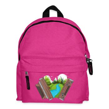 Maison de l’harmonica styrienne | ZiachON ! - Sac à dos Enfant - fuchsia - Devant