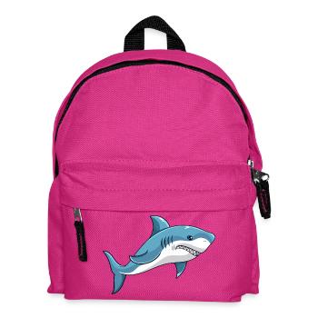 Shark shark barking great white sharks - Kids' Backpack - fuchsia - Front