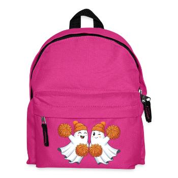 Fantômes mignons avec des pompons - Sac à dos Enfant - fuchsia - Devant
