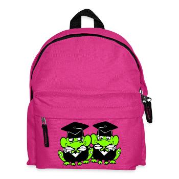 2 grenouilles diplômées du lycée - Sac à dos Enfant - fuchsia - Devant