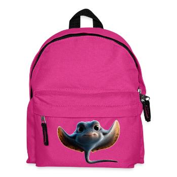 Raie Manta, Raie du Diable, Raie pastenague, Plongeur - Sac à dos Enfant - fuchsia - Devant